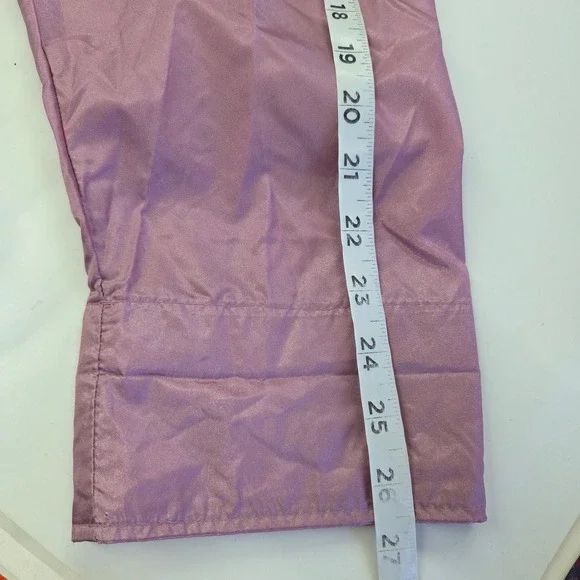 Totes Raincoat Women 12 Mauve Pink Vintage Belted Hooded Trench Coat Longline - Picture 8 of 10